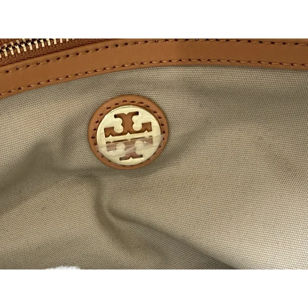Tory Burch Rodeo Drive Ltd. Ed. Canvas Hand-Beaded Large Tote Bag Beach NWOT